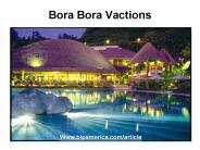 bora bora vacations