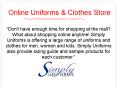 Online uniforms & clothes store