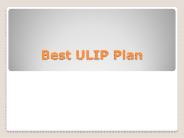 Making The Right Investment Plan