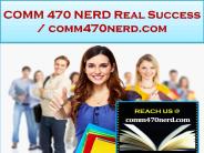 COMM 470 NERD Real Success /comm470nerd.com