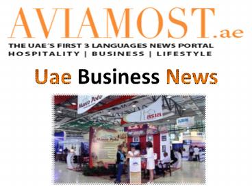 Uae Business News