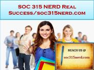 SOC 315 NERD Real Success/soc315nerd.com