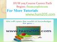 HUM 205 Course Career Path Begins hum205dotcom PowerPoint PPT Presentation