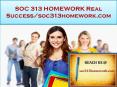 SOC 313 HOMEWORK Real Success/soc313homework.com PowerPoint PPT Presentation