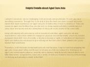 Helpful Details about Aged Care Jobs