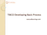 TIBCO Developming Basic Process