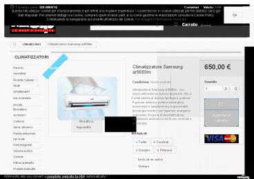 Climatizzatore samsung ar9000m