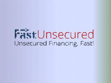 Are Unsecured Business Lines of Credit For You