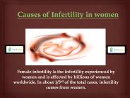 Causes of Infertility in women