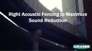 Right Acoustic Fencing to Maximize Sound Reduction​