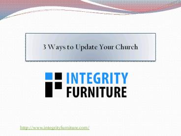 3 Ways to Update Your Church