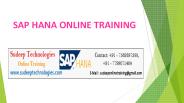 sap hana course online training|USA|CANADA