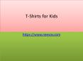 Kids Graphic Black Colour T Shirts PowerPoint PPT Presentation