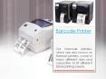 Barcode printer PowerPoint PPT Presentation