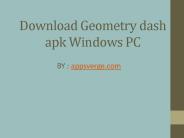Geometry dash apk for PC