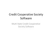 Credit Cooperative Society Software