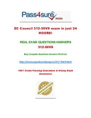 Pass4sure 312-50v9 Study Material