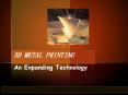 3d metal printing PowerPoint PPT Presentation