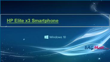 HP Elite x3 Smartphone Full Specifications in India