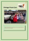 Vintage Prom Cars PowerPoint PPT Presentation
