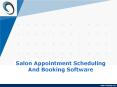 Salon Appointment Scheduling And Booking Software PowerPoint PPT Presentation