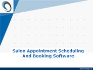 Salon Appointment Scheduling And Booking Software