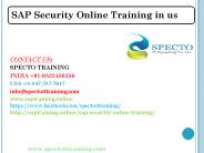 SAP SECURITY online training | sap security online training