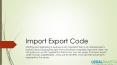 register import export code