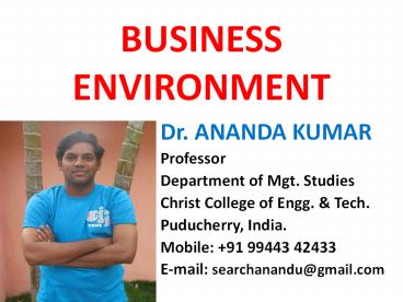 Business Environment