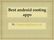 Top android rooting apps