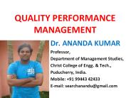Quality Performance Management