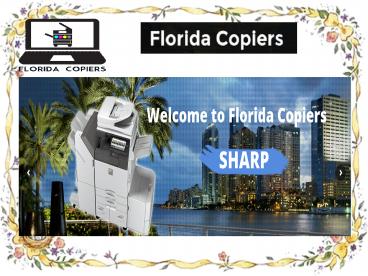 Doing Business in the State of Florida