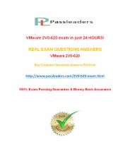 Passleader 2V0-620 ExamQuestions