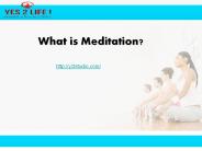 What is Meditation?