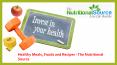 Healthy Meals, Foods and Recipes - The Nutritional Source PowerPoint PPT Presentation