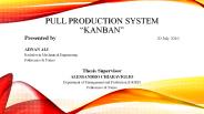 Pull Production System kanban