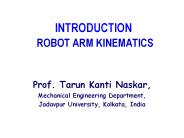 Introduction to Robot Arm Kinematics & Applications of Robots