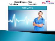Heart Disease Risk Calculator Save Life 