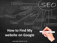 Find my website on Google