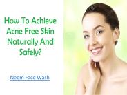 Neem Face Wash