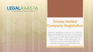 Private Limited Company Registration