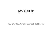 GUIDE TO A GREAT CAREER WEBSITE
