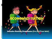 Economics Tuition