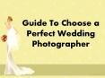 Guide to choose a perfect wedding photographer PowerPoint PPT Presentation