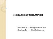 Dermadew Shampoo