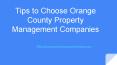 Orange County Property Management Companies PowerPoint PPT Presentation