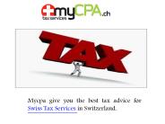 Mycpa.ch - Swiss Tax Services