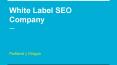 White Label SEO Company in Portland PowerPoint PPT Presentation