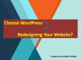 Choose WordPress - Redesigning Your Website? PowerPoint PPT Presentation