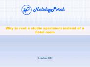 Studio apartments for rent in London